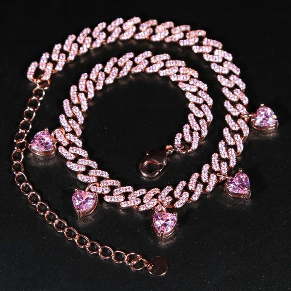 new cute romantic heart pendant choker necklace women engagement fashion jewelry rose gold cuban chain cubic zircon neck jewelry, Silver
new cute romantic heart pendant choker necklace women engagement fashion jewelry rose gold cuban chain cubic zircon neck jewelry, Silver