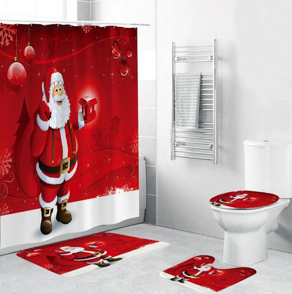 merry christmas bathroom set snowman santa father bell elk pattern waterproof shower curtain toilet cover mat non slip rug
merry christmas bathroom set snowman santa father bell elk pattern waterproof shower curtain toilet cover mat non slip rug