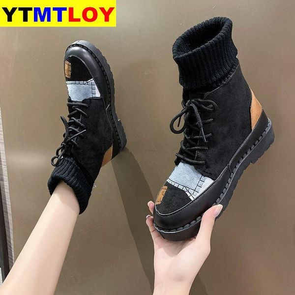 new autumn and winter explosions suede canvas color matching wild high-wool mouthboots women shoes 3 color women boots, Black
new autumn and winter explosions suede canvas color matching wild high-wool mouthboots women shoes 3 color women boots, Black