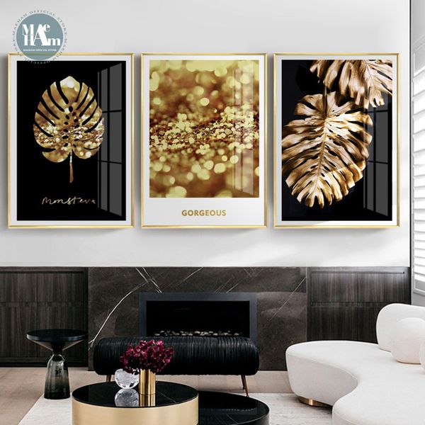 nordic black golden leaves wall art canvas painting key saxophone art poster print wall picture for living room decor
nordic black golden leaves wall art canvas painting key saxophone art poster print wall picture for living room decor
