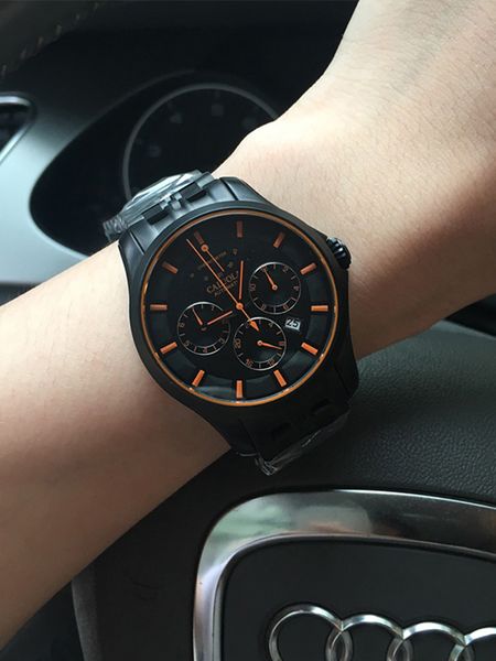 caluola mens watch multi-functional automatic mechanical watch sports mens watch waterproof calendar blue needle genuine, Slivery;brown
caluola mens watch multi-functional automatic mechanical watch sports mens watch waterproof calendar blue needle genuine, Slivery;brown