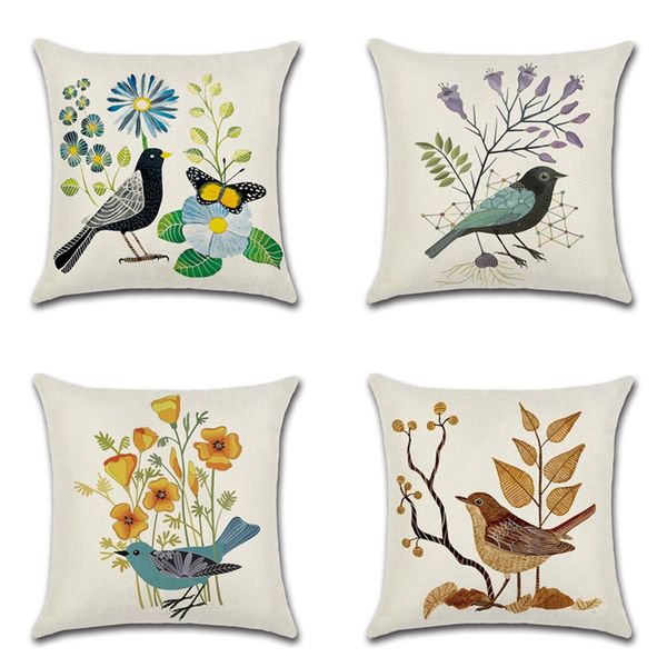 45x45cm classical flowers and birds cushion cover plant flower pillow case home decorative hand-drawn pattern pillows cover
45x45cm classical flowers and birds cushion cover plant flower pillow case home decorative hand-drawn pattern pillows cover