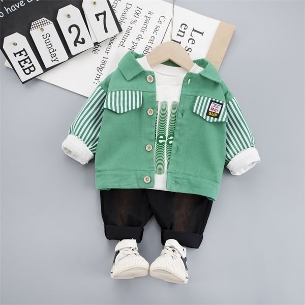 boy clothes button shirt fashion 3pcs casual jacket baby long sleeve tshirt pants new kids outfits1 2 3 4 years c1016, White
boy clothes button shirt fashion 3pcs casual jacket baby long sleeve tshirt pants new kids outfits1 2 3 4 years c1016, White