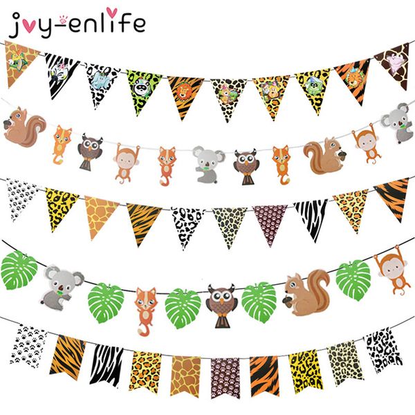 jungle garland paper flag banner baby shower kids birthday decorations safari animal party supplies
jungle garland paper flag banner baby shower kids birthday decorations safari animal party supplies