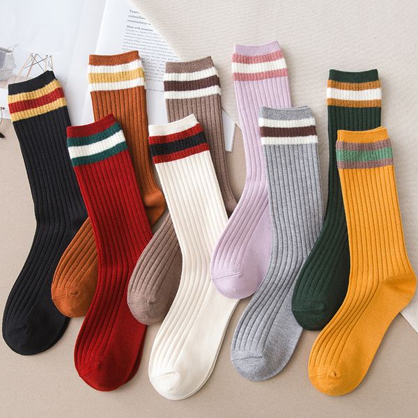 winter shin harajuku retro women's striped fashion cotton long casual socks 5 pair 200929, Black;white
winter shin harajuku retro women's striped fashion cotton long casual socks 5 pair 200929, Black;white