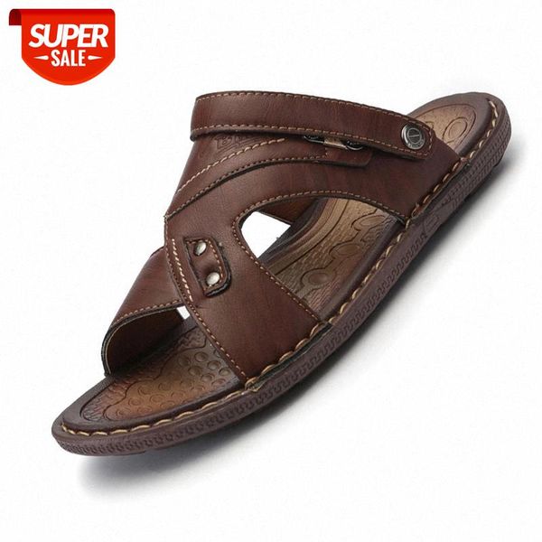ight 2020 new men's non-slip sandals breathable beach shoes pu leisure comfortable brown man sandal zapatillas hombre #s973
ight 2020 new men's non-slip sandals breathable beach shoes pu leisure comfortable brown man sandal zapatillas hombre #s973