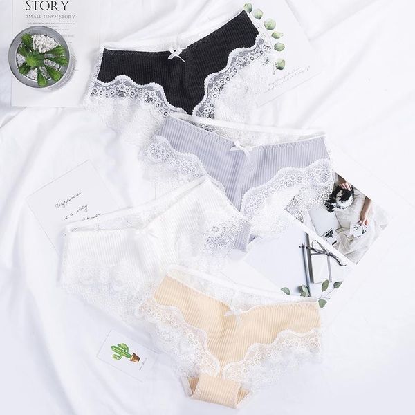 women's panties linbaiway breathable underwear women solid cotton comfort lace briefs ladies thin lingerie female panty, Black;pink
women's panties linbaiway breathable underwear women solid cotton comfort lace briefs ladies thin lingerie female panty, Black;pink