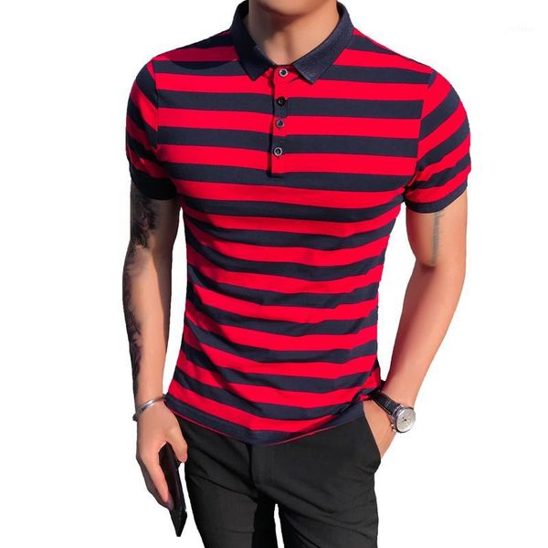 2020 spring and summer striped shirt male slim korean version of the trend of lapel shirt half-sleeve men's1, White;black
2020 spring and summer striped shirt male slim korean version of the trend of lapel shirt half-sleeve men's1, White;black