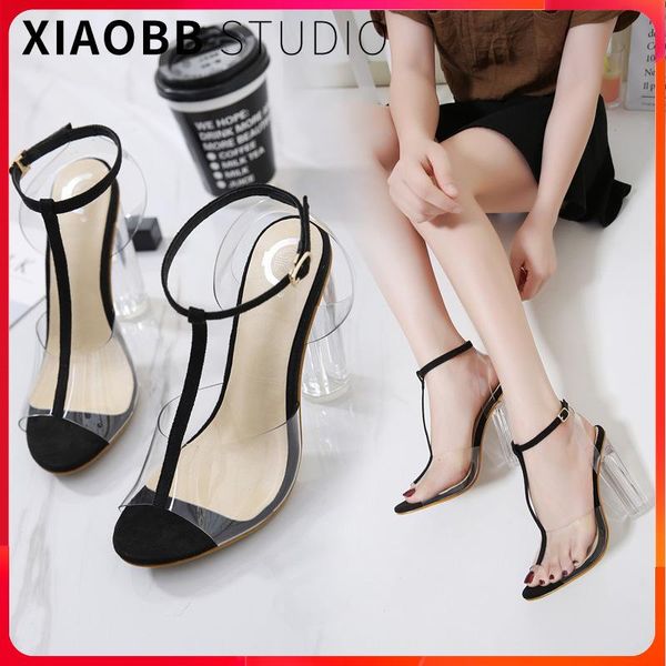 sandals ladies pvc fashion high heel sandal transparent for woman shoe chunky pump girl thick, Black
sandals ladies pvc fashion high heel sandal transparent for woman shoe chunky pump girl thick, Black