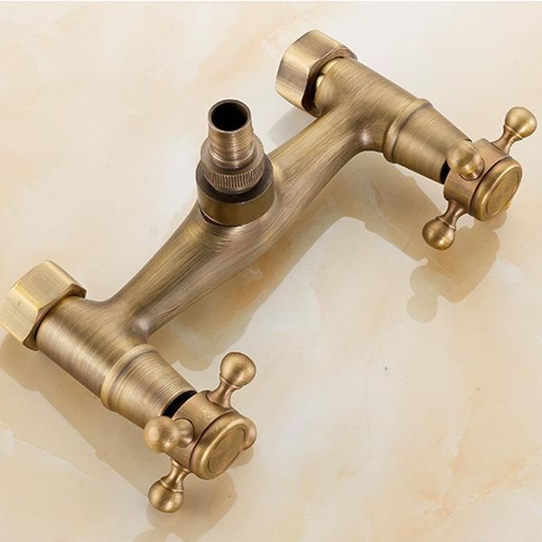 all copper washing machine faucet and cold antique washing machine faucet double hole into the wall bathroom
all copper washing machine faucet and cold antique washing machine faucet double hole into the wall bathroom