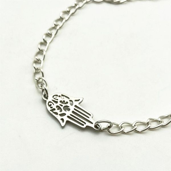 charm bracelets tiny hamsa hand bracelet rustproof 100% stainless steel baby feet ankle dainty necklace diy jewelry findings making, Golden;silver
charm bracelets tiny hamsa hand bracelet rustproof 100% stainless steel baby feet ankle dainty necklace diy jewelry findings making, Golden;silver