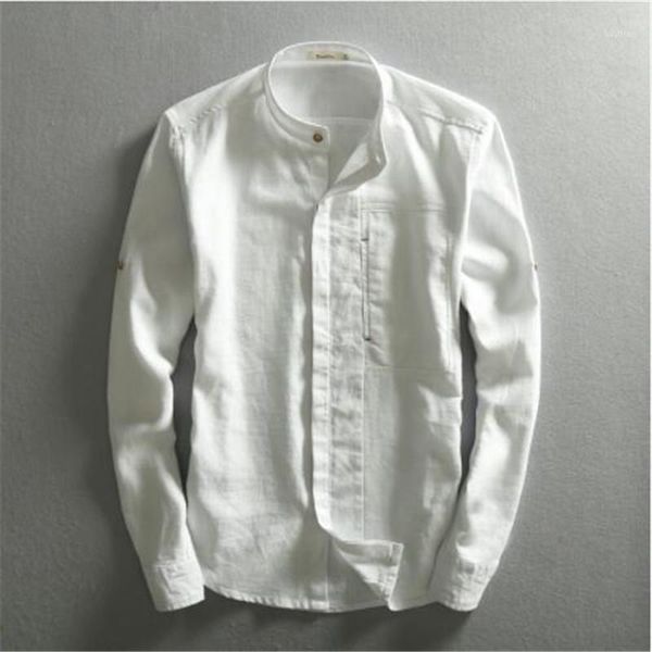 men solid linen shirt chinese traditional mandarin collar cotton dress shirts long sleeve linen shirt male business ts-3101, White;black
men solid linen shirt chinese traditional mandarin collar cotton dress shirts long sleeve linen shirt male business ts-3101, White;black