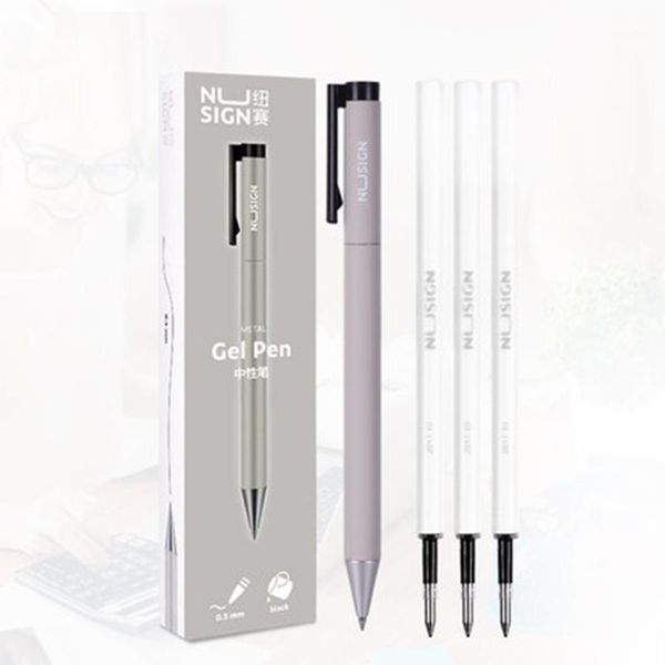 ballpoint pens nusign metal gel pen 0.5mm refill black ink smooth writing carbon school signature office supplies1, Blue;orange
ballpoint pens nusign metal gel pen 0.5mm refill black ink smooth writing carbon school signature office supplies1, Blue;orange