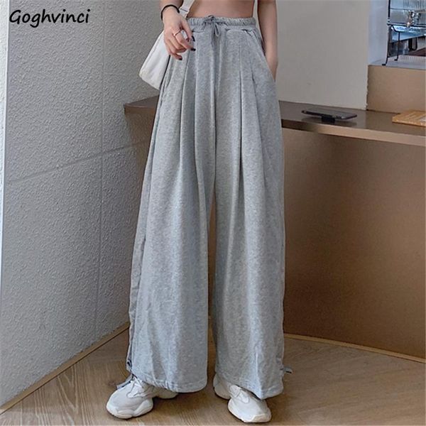 women casual wide leg pants solid loose full-length pleated elastic high waist drawstring trouser streetwear oversize cool teens, Black;white
women casual wide leg pants solid loose full-length pleated elastic high waist drawstring trouser streetwear oversize cool teens, Black;white