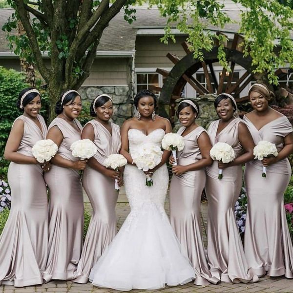 2021 bridesmaid dresses v neck ruched mermaid floor length short sleeves sleeveless maid of honor gown plus size country wedding wear, White;pink
2021 bridesmaid dresses v neck ruched mermaid floor length short sleeves sleeveless maid of honor gown plus size country wedding wear, White;pink