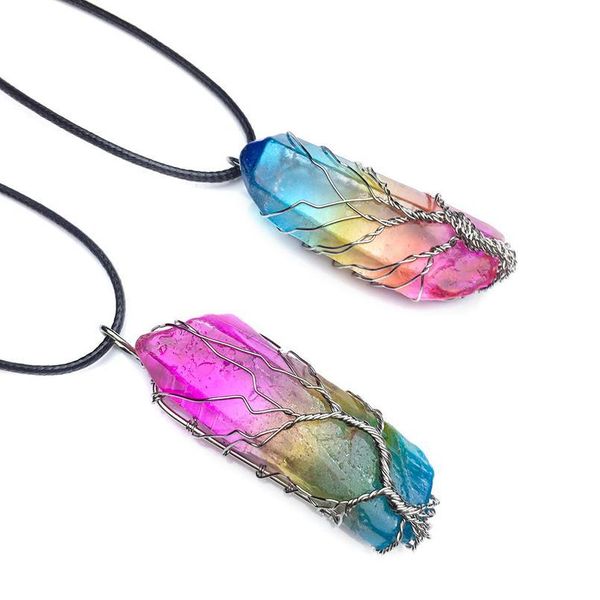 new 26 style irregular 7 chakra natural stone tree of life pendant necklace for women men chakras pendule stones rainbow qylxrk, Black
new 26 style irregular 7 chakra natural stone tree of life pendant necklace for women men chakras pendule stones rainbow qylxrk, Black