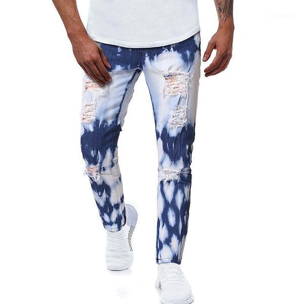 men's jeans 2021 men's hole slim trousers denim elastic skinny cotton male personality pencil pants ripped jeans1, Blue
men's jeans 2021 men's hole slim trousers denim elastic skinny cotton male personality pencil pants ripped jeans1, Blue
