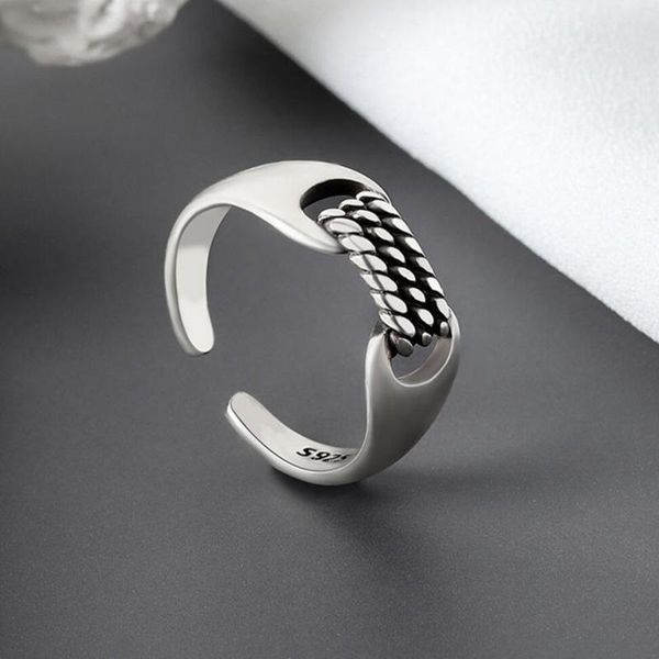 kofsac new 925 sterling silver ring for women jewelry trendy imitation bird's nest rope rings lady party accessories, Golden;silver
kofsac new 925 sterling silver ring for women jewelry trendy imitation bird's nest rope rings lady party accessories, Golden;silver