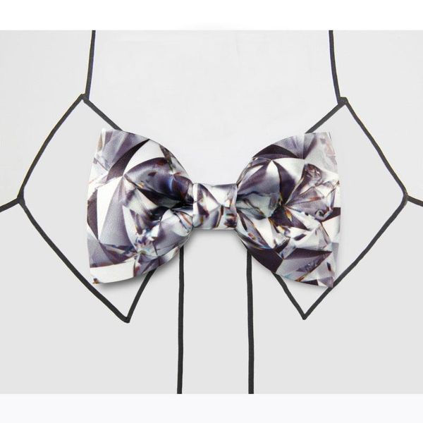 men's spring male man casual bow tie men's silver-gray diamond cut three-dimensional printing groom wedding, Blue;purple
men's spring male man casual bow tie men's silver-gray diamond cut three-dimensional printing groom wedding, Blue;purple