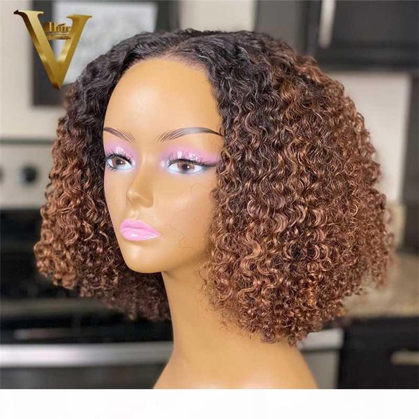 ombre colored honey blonde kinky curly bob wig brazilian remy 13x6 lace front human hair wigs for women short wig 180 density, Black;brown
ombre colored honey blonde kinky curly bob wig brazilian remy 13x6 lace front human hair wigs for women short wig 180 density, Black;brown