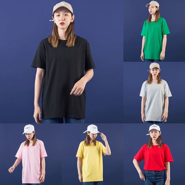2020 new women's short sleeve cotton loose solid t-shirtt-shirt type t-shirtcolor round neck large half sleeve t-shirt summer wear qkhx, White
2020 new women's short sleeve cotton loose solid t-shirtt-shirt type t-shirtcolor round neck large half sleeve t-shirt summer wear qkhx, White