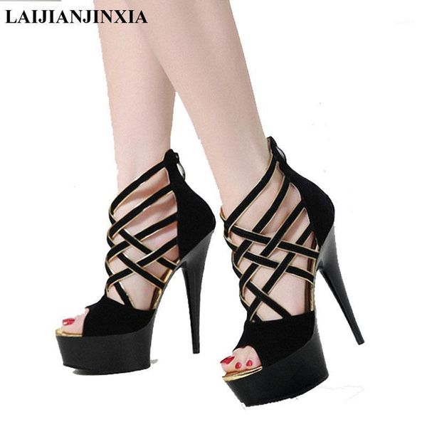 dress shoes laijianjinxia classics ankle strap 15cm high heel platforms pole dance star / model shoes, sandals wedding shoes1, Black
dress shoes laijianjinxia classics ankle strap 15cm high heel platforms pole dance star / model shoes, sandals wedding shoes1, Black
