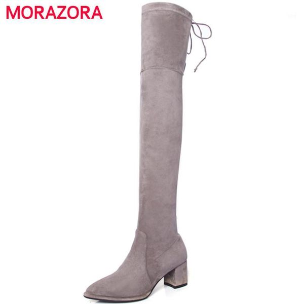 boots morazora big size 34-42 high heels shoes woman over the knee ribbon spring autumn fashion stretch 34-421, Black
boots morazora big size 34-42 high heels shoes woman over the knee ribbon spring autumn fashion stretch 34-421, Black