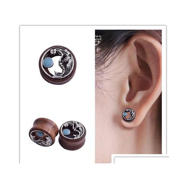 2018 new antique silvery mermaid piercing tunnels ear plugs gauges wood body jewelry ear expander 316l medical steel body jewelry 9ty8k, Silver
2018 new antique silvery mermaid piercing tunnels ear plugs gauges wood body jewelry ear expander 316l medical steel body jewelry 9ty8k, Silver