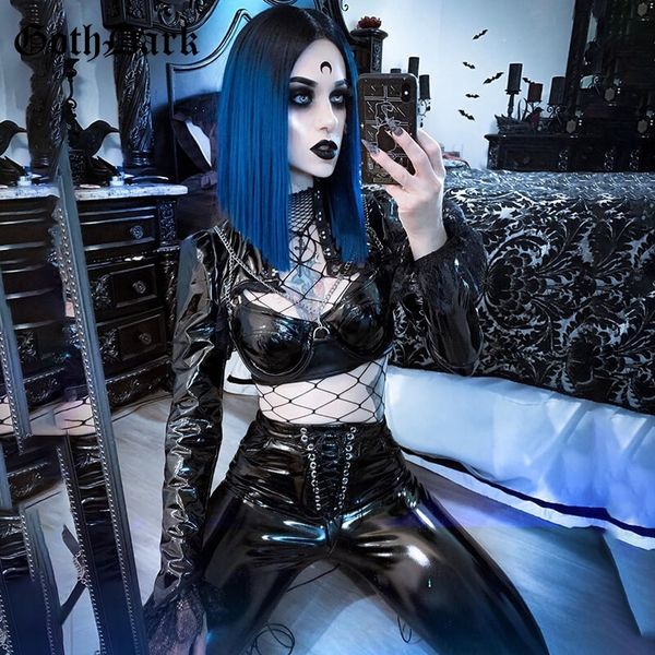 goth dark vintage gothic pants women pu harajuku winter skinny black bandage pocket female trousers punk chic aesthetic y200418, Black;white
goth dark vintage gothic pants women pu harajuku winter skinny black bandage pocket female trousers punk chic aesthetic y200418, Black;white
