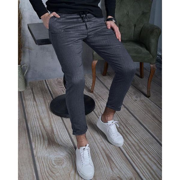 men's pants 2021 fashion autumn / winter pure color textured fabric casual male elastic straight formal trousers, Black
men's pants 2021 fashion autumn / winter pure color textured fabric casual male elastic straight formal trousers, Black