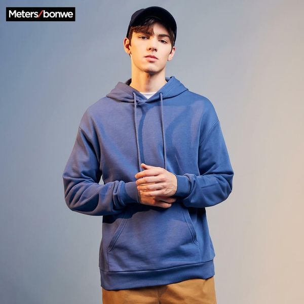 metersbonwe 2020 new spring base hoodies male hooded sweatshirts solid color fashion skateboard hoodies c0127, Black
metersbonwe 2020 new spring base hoodies male hooded sweatshirts solid color fashion skateboard hoodies c0127, Black