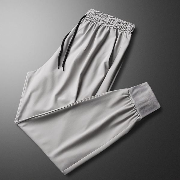 summer thin ice silk men's slim fit small feet capris korean version large quick dry elastic men's fashion casual pants casual pan, Blue
summer thin ice silk men's slim fit small feet capris korean version large quick dry elastic men's fashion casual pants casual pan, Blue
