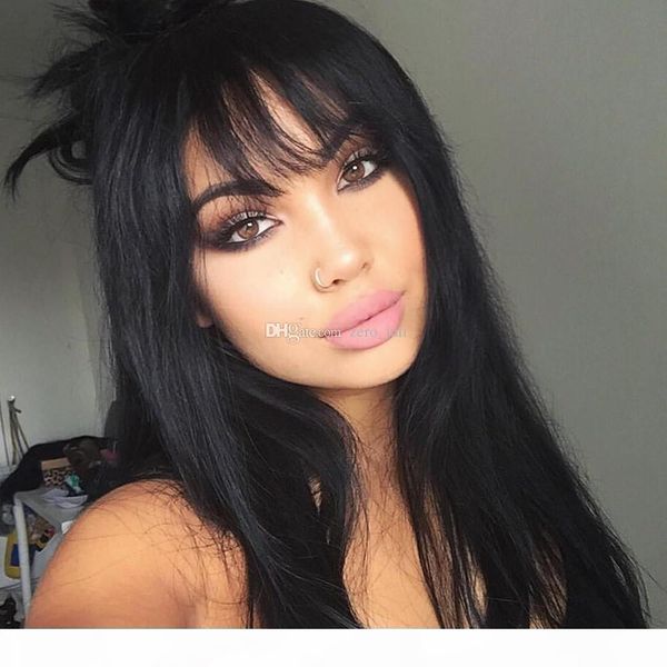 100% brazilian virgin hair full fringe wig human hair glueless lace front wigs with bangs straight full lace human hair wigs, Black;brown
100% brazilian virgin hair full fringe wig human hair glueless lace front wigs with bangs straight full lace human hair wigs, Black;brown