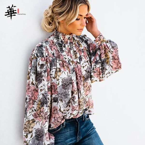 multicolor pullovers frill mock neck shirt flower print lantern sleeve ladies shirts womens and blouses autumn blouse1, White
multicolor pullovers frill mock neck shirt flower print lantern sleeve ladies shirts womens and blouses autumn blouse1, White