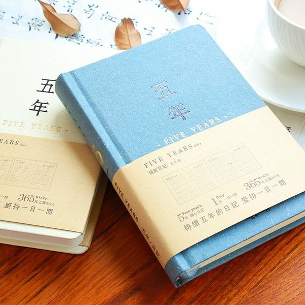 notepads mumo five years series notebook simple growth record plan notepad diary 1pcs, Purple;pink