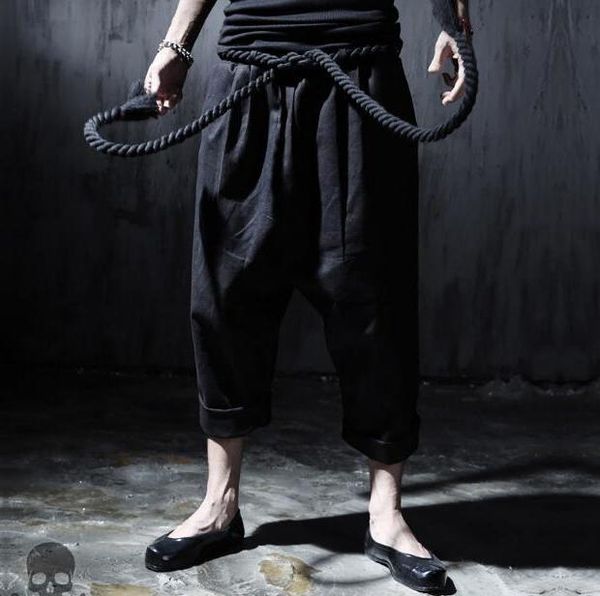 spring summer linen nine feet harem loose large size fat men's casual low-cut pants, Black
spring summer linen nine feet harem loose large size fat men's casual low-cut pants, Black