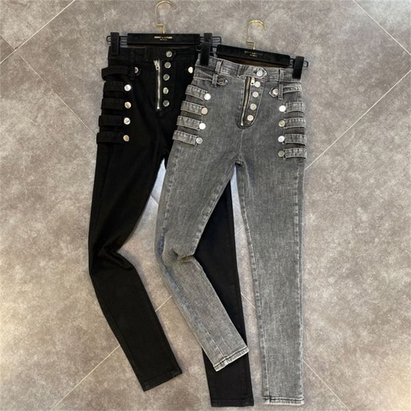 deat autumn new arrivals buttons decoration vintage high waist long denim pants women jeans mk424 201223, Blue
deat autumn new arrivals buttons decoration vintage high waist long denim pants women jeans mk424 201223, Blue