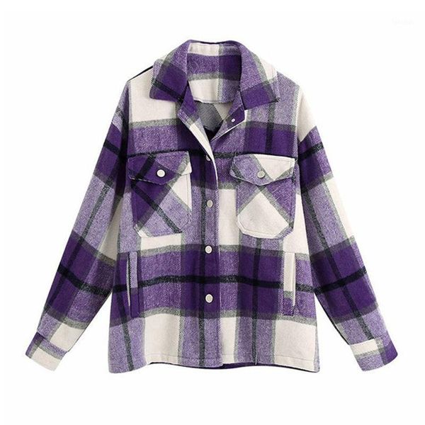 ladies plaid woolen oversize jacket women fashion autumn winter soft thick single breasted loose vintage chic coat1, Black;brown
ladies plaid woolen oversize jacket women fashion autumn winter soft thick single breasted loose vintage chic coat1, Black;brown