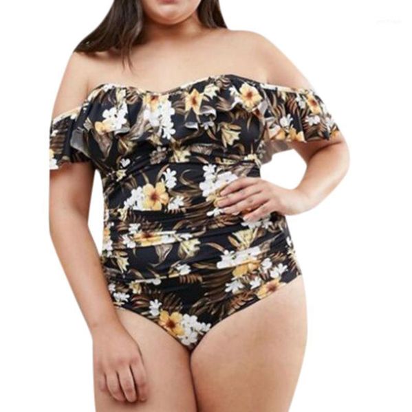 women's swimwear plus size xl-4xl female's off shoulder women's bikini monokini swimsuit fashion one piece bathing suit1, White;black
women's swimwear plus size xl-4xl female's off shoulder women's bikini monokini swimsuit fashion one piece bathing suit1, White;black