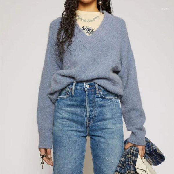 women's sweaters 2021 v-neck knitted sweater women long sleeve fashion early autumn pullover knitwear clothes1, White;black
women's sweaters 2021 v-neck knitted sweater women long sleeve fashion early autumn pullover knitwear clothes1, White;black