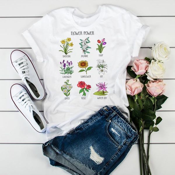 women clothing print fashion flower clothes floral ladies womens t-shirt graphic clothes female tumblr t shirt t-shirts, White
women clothing print fashion flower clothes floral ladies womens t-shirt graphic clothes female tumblr t shirt t-shirts, White