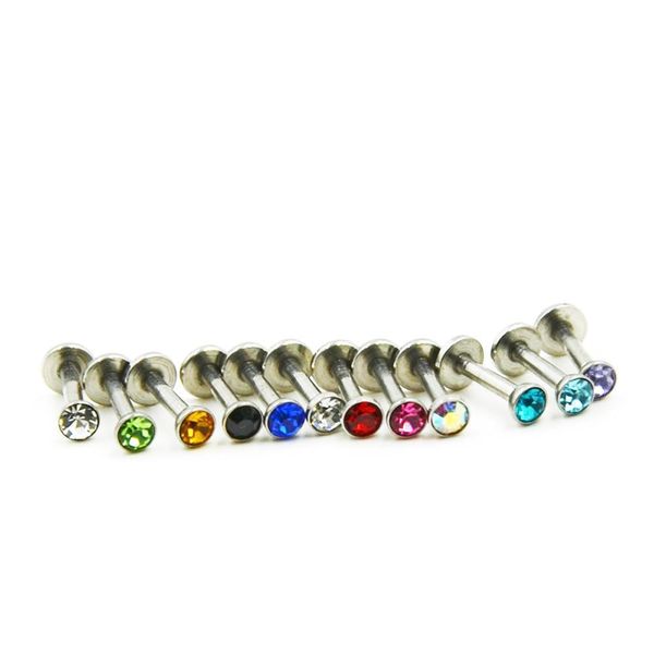 bog-1pc surgical steel internally threaded zircon prong lip stud ear cartilage tragus helix piercing stud ring 16g body jewelry q jllthh, Silver
bog-1pc surgical steel internally threaded zircon prong lip stud ear cartilage tragus helix piercing stud ring 16g body jewelry q jllthh, Silver