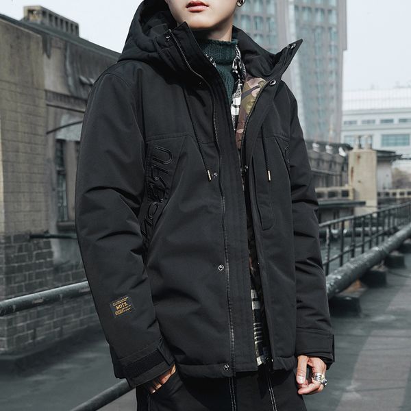 work down cotton padded jacket new autumn and winter clothes 2019 men's fashion brand short, Black
work down cotton padded jacket new autumn and winter clothes 2019 men's fashion brand short, Black