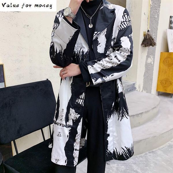 and black men white printing trench coat streetwear fashion hip hop casual jacket autumn outerwear overcoat abrigo largo hombre1, Tan;black
and black men white printing trench coat streetwear fashion hip hop casual jacket autumn outerwear overcoat abrigo largo hombre1, Tan;black