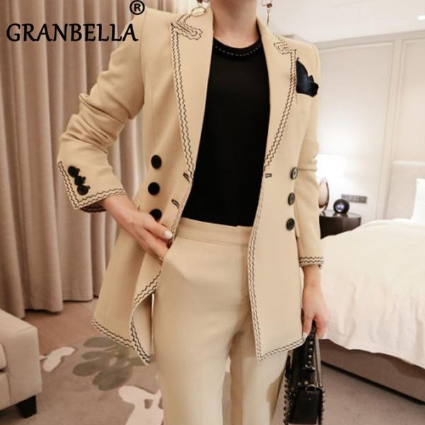 women's two piece pants 2021 autumn handsome small suit jacket blazer slim long sleeve ladies blazers office lady formal work suit1, White
women's two piece pants 2021 autumn handsome small suit jacket blazer slim long sleeve ladies blazers office lady formal work suit1, White