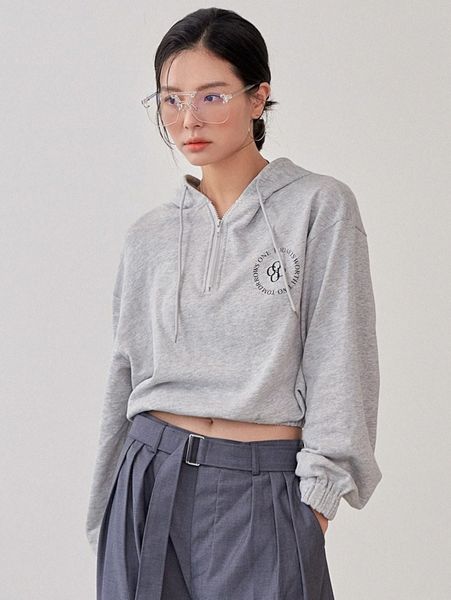 dazy zip half letter graphic hoodie w87k#, White;black
dazy zip half letter graphic hoodie w87k#, White;black