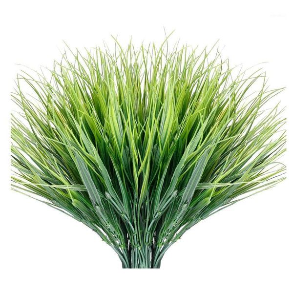 12 bundles artificial grasses outdoor fake grass no fade faux plastic plants garden window box decorating1
12 bundles artificial grasses outdoor fake grass no fade faux plastic plants garden window box decorating1