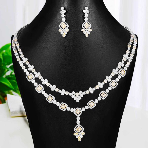 missvikki new delicate bridal wedding jewelry sets with shining zirconia necklace and earrings party daily accessories, Silver
missvikki new delicate bridal wedding jewelry sets with shining zirconia necklace and earrings party daily accessories, Silver