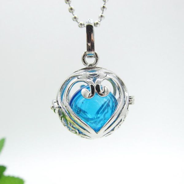 2021 New Model Pretty Heart Hollowed Locket Cage Pendant with Pretty Glass Essential Oil Taker Fashion Diffuser Necklace, Silver
2021 New Model Pretty Heart Hollowed Locket Cage Pendant with Pretty Glass Essential Oil Taker Fashion Diffuser Necklace, Silver