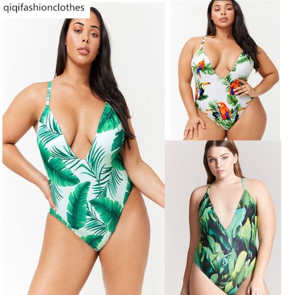 2019 single open back deep v woman plus fat oversize printed one piece swimsuit, White;black
2019 single open back deep v woman plus fat oversize printed one piece swimsuit, White;black